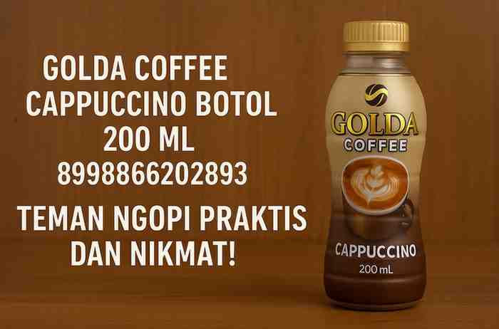 Golda Coffee Cappuccino Botol 200 ML 8998866202893