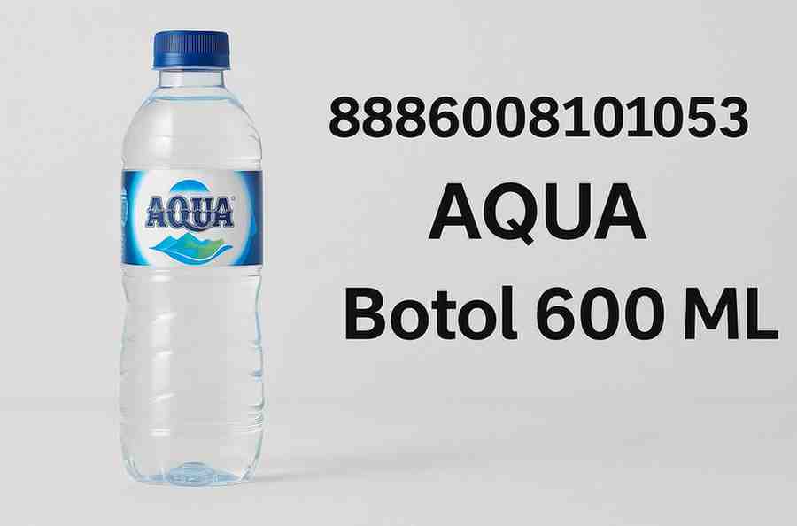 Kode SKU 8886008101053 AQUA Botol 600 ML