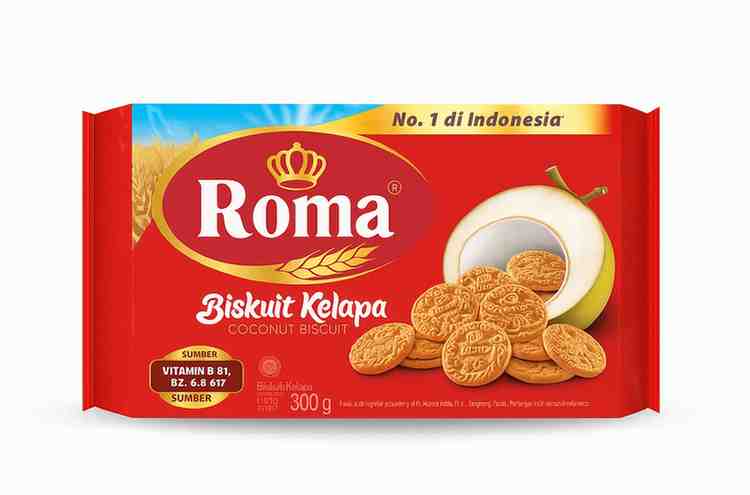 Kode SKU Biskuit Roma Kelapa 300gr 8996001301142