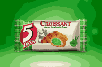 Review 5 Days Roti Croissant Isi Selai Rasa Pandan Srikaya (90)MD235410013544(91)270620